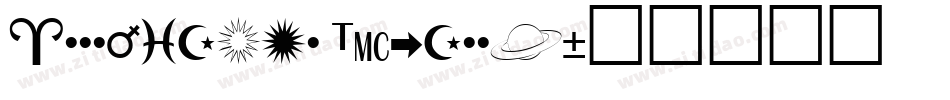 AstroLight Oblique字体转换